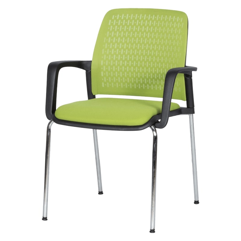 Посетителски стол Carmen 1138 CH зелен